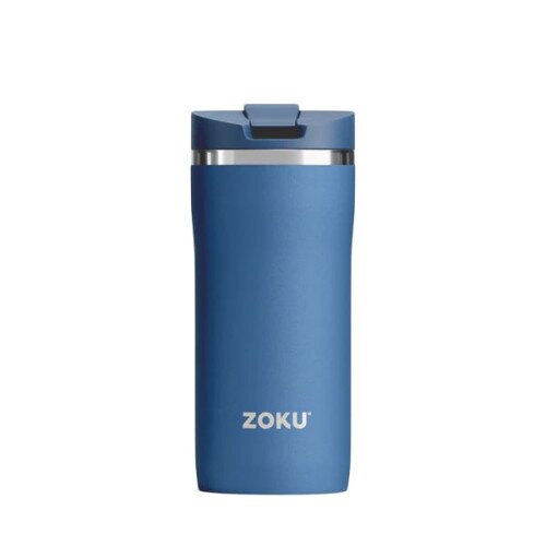 Zoku 12oz Stainless Steel Travel Mug - Blue
