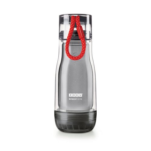 Zoku 16oz Grey Glass Core Bottle