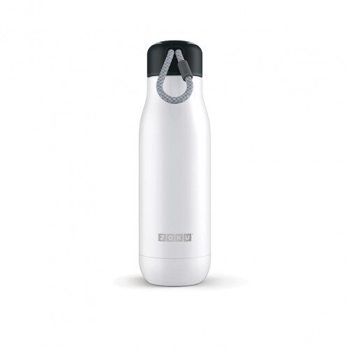 Zoku 18OZ Stainless Steel Bottle - White