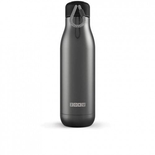 Zoku 25OZ Stainless Steel Bottle - Gunmetal