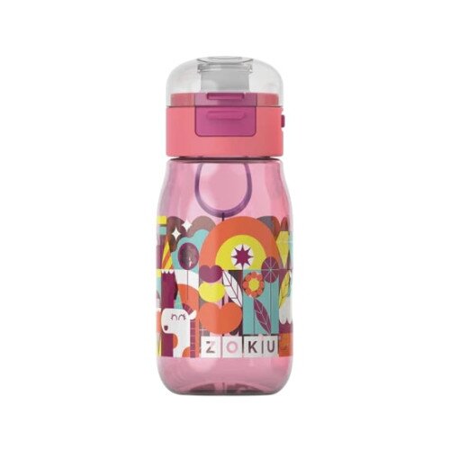 Zoku Kids Flip Gulp Bottle - Pink Fairytale