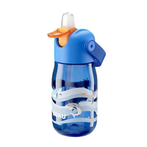 Zoku Kids Flip Straw Bottle