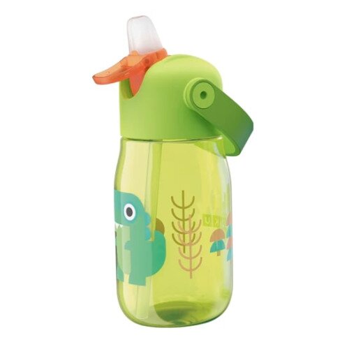 Zoku Kids Flip Straw Bottle - Green