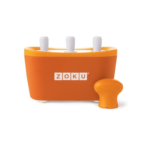 Zoku Triple Quick Pop Maker - Orange
