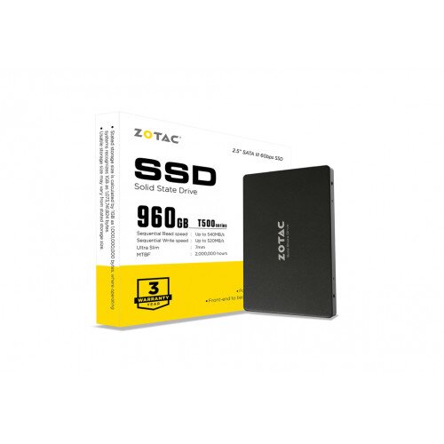 ZOTAC T500 2.5" SATA III SSD - 960GB
