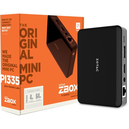 ZOTAC ZBOX PI335 Pico Gemini Lake (Windows 10 Home in S Mode) Mini PC