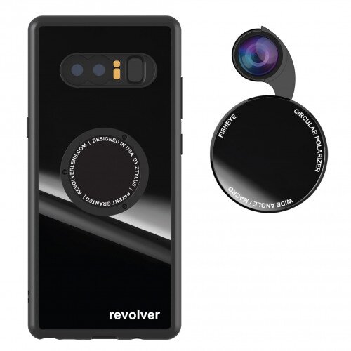 Ztylus 4-In-1 Revolver Lens Kit for Samsung Galaxy Note 8 - Gloss Black