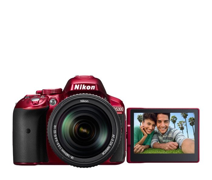 nikon d5300 digital slr camera red 18 55mm vr ii lens kit
