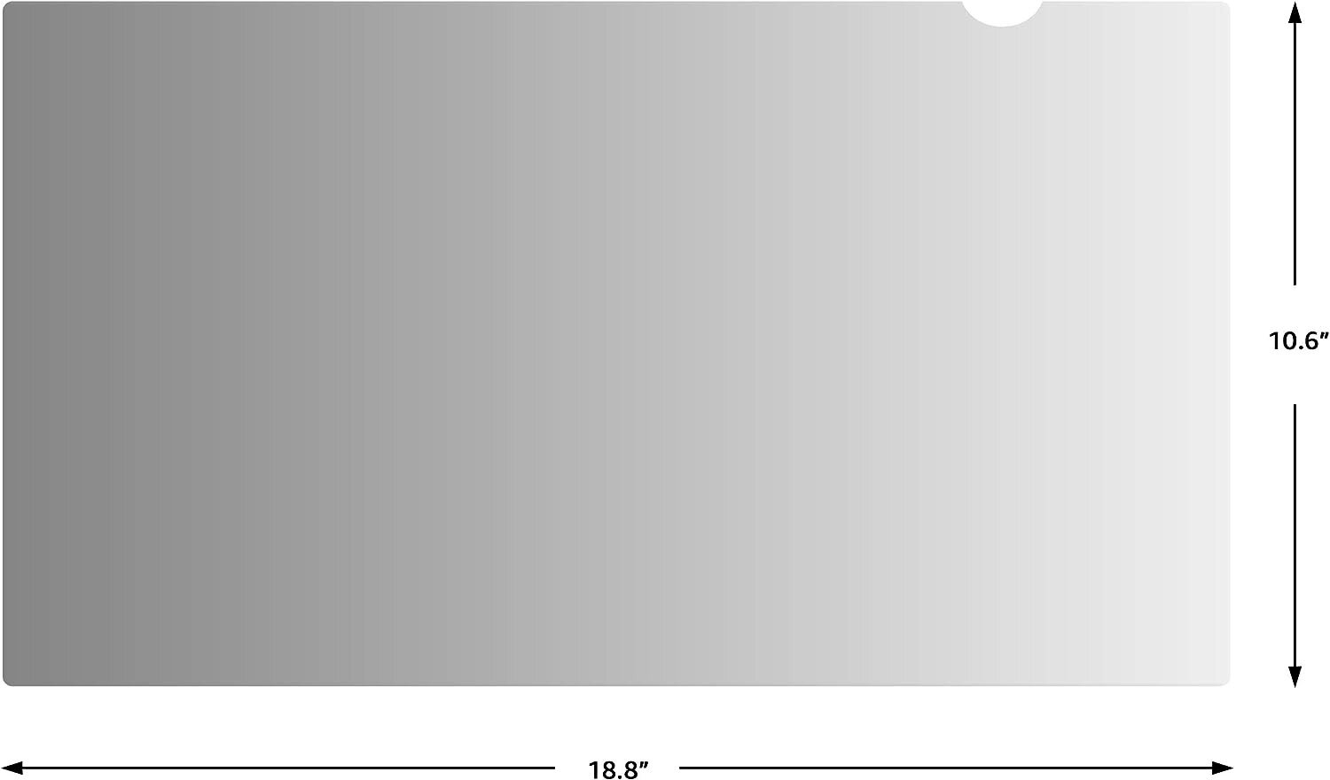 Order Amazon Basics Privacy Screen Filter 16:9 Widescreen Monitor - 21. ...