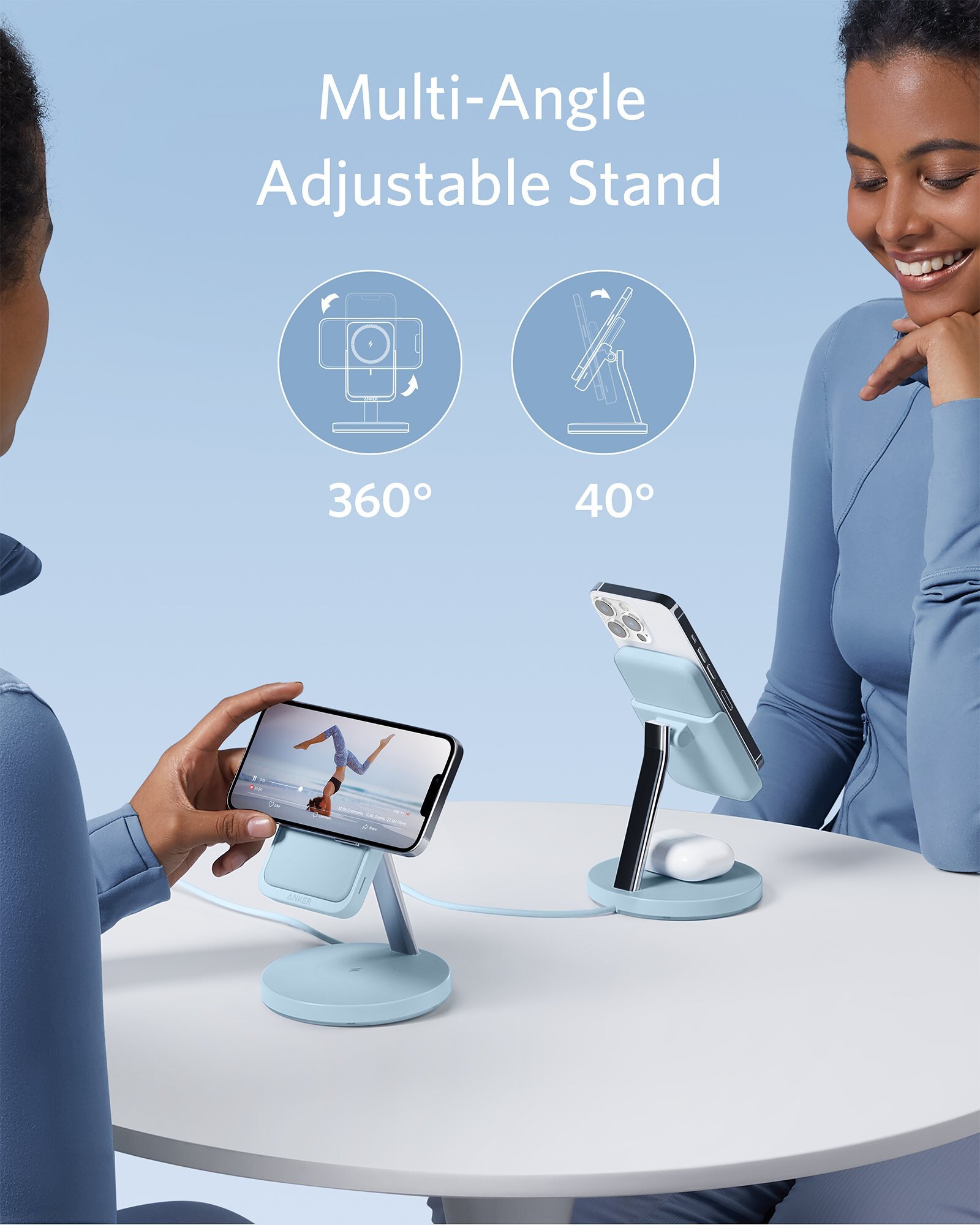 Anker MagGo 633 Wireless Charger - Thumbnail 4