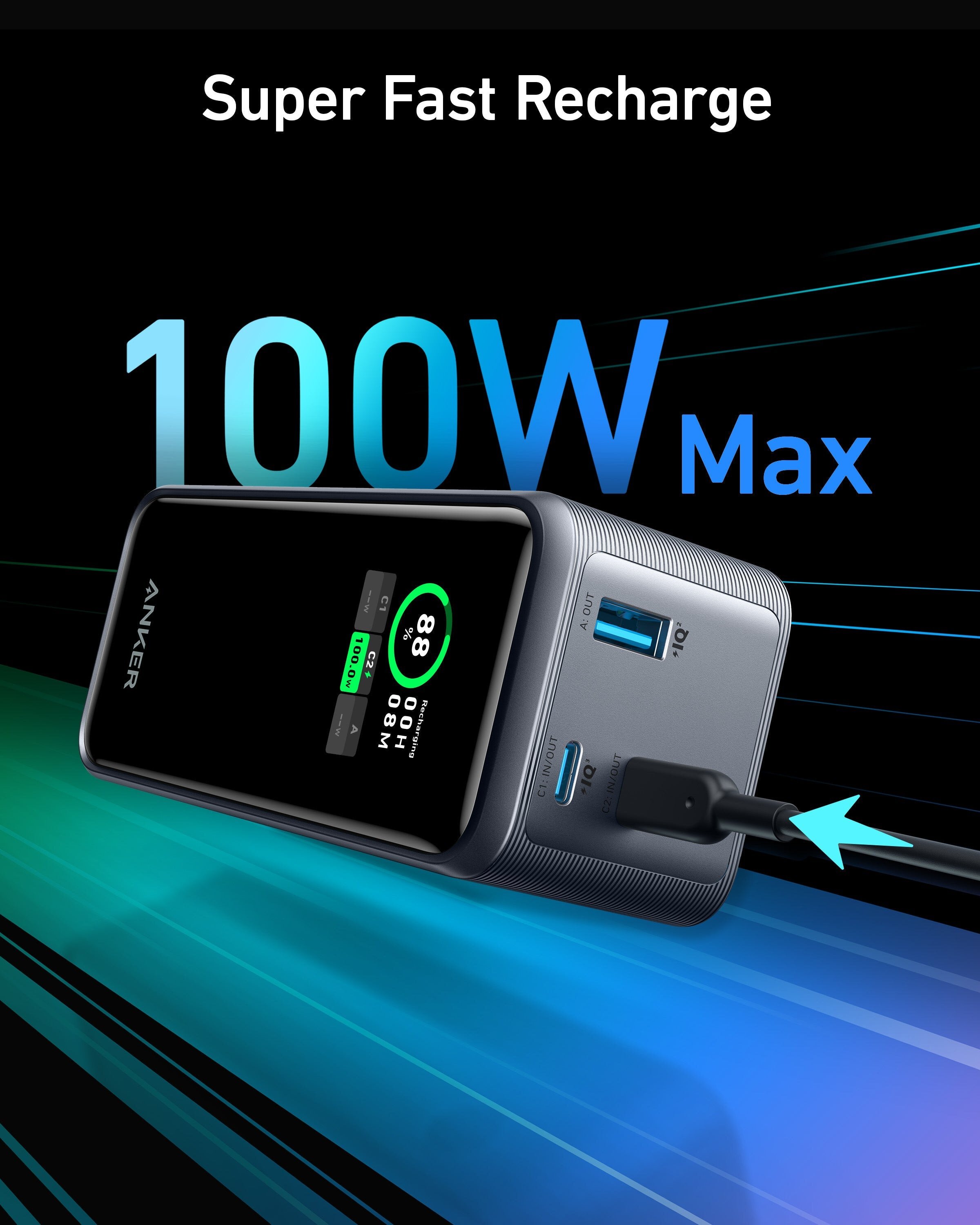 Buy Anker Prime 20,000mAh Power Bank (200W) online Worldwide 