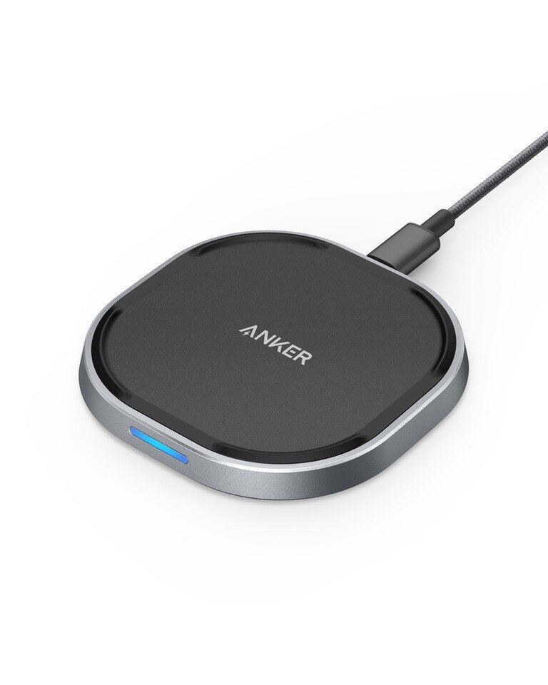 Buy Anker Wireless Charger with USBC, 15W Metal Fast Wireless Charging