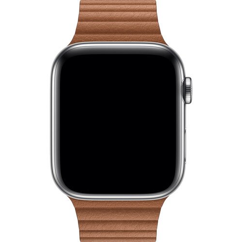 Buy Apple 44mm Leather Loop Band Large Saddle Brown online
