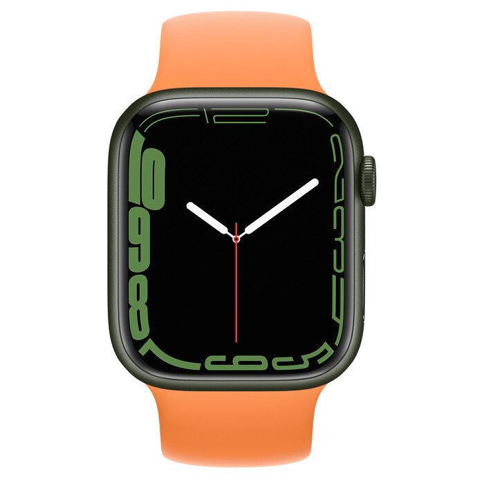 Buy Apple Watch Series 7 Green Aluminum Case with Solo Loop - Marigold ...