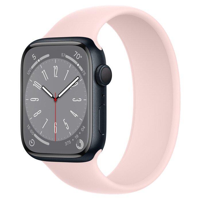 Buy Apple Watch Series 8 - 45mm Midnight Aluminum Case with Chalk