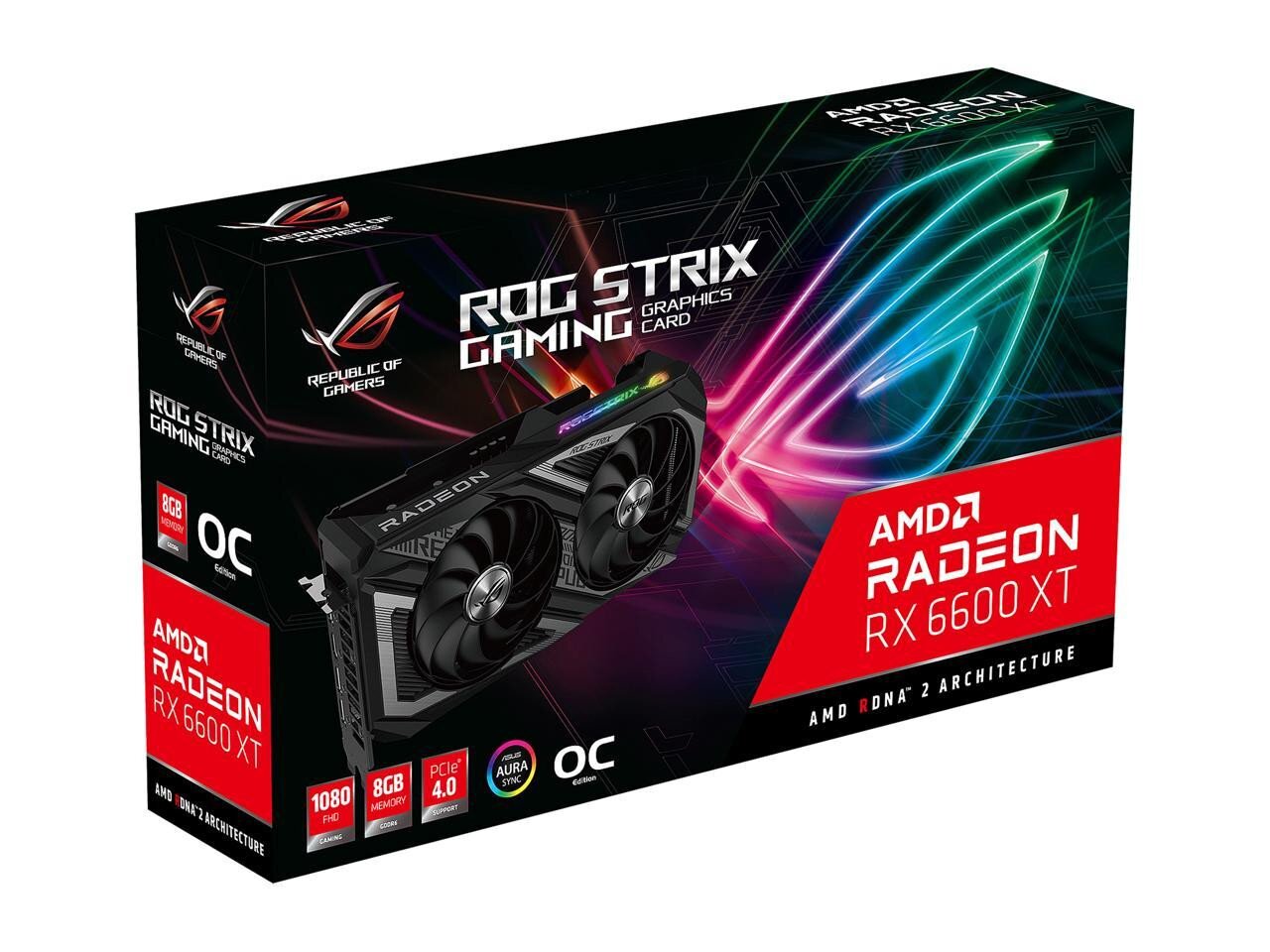 Buy ASUS ROG-STRIX-RX6600XT-O8G-GAMING Graphics Card online Worldwide 