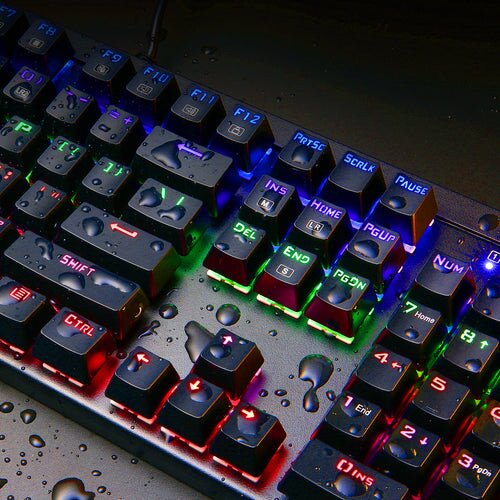 Buy AUKEY KM-G6 Wired Keyboard Mechanical For Windows Gaming PC 104 ...