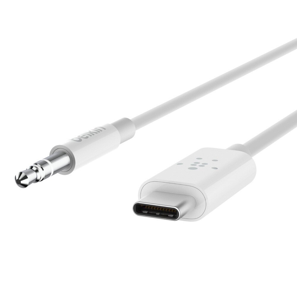 Câble BELKIN Jack 3.5mm Rockstar + Connecteur USB-C
