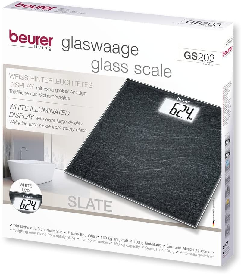 Beurer GS 203 New York Glass Bathroom Scale