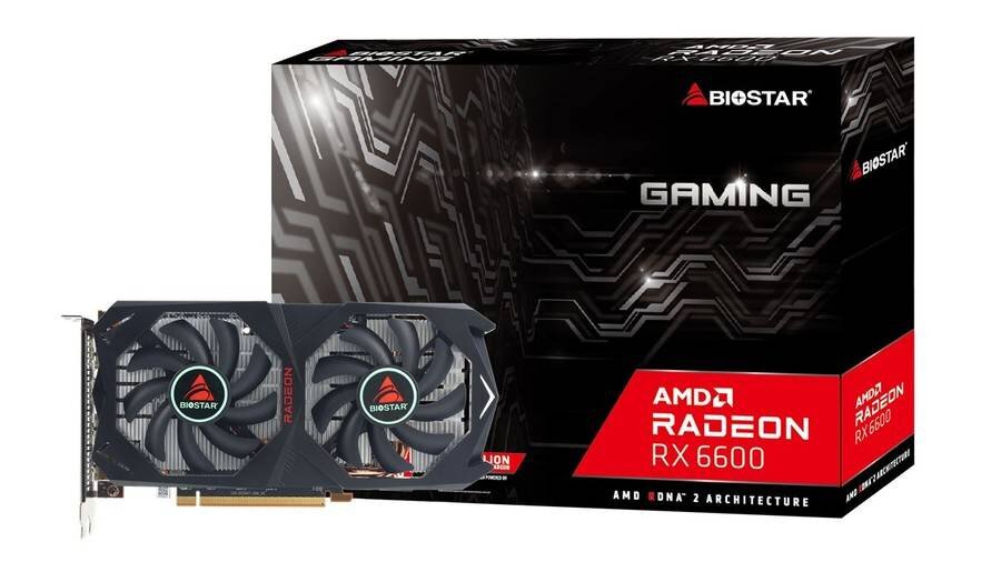 Order BIOSTAR AMD Raderon RX6600 8GB GDDR6 Graphics Card Worldwide ...