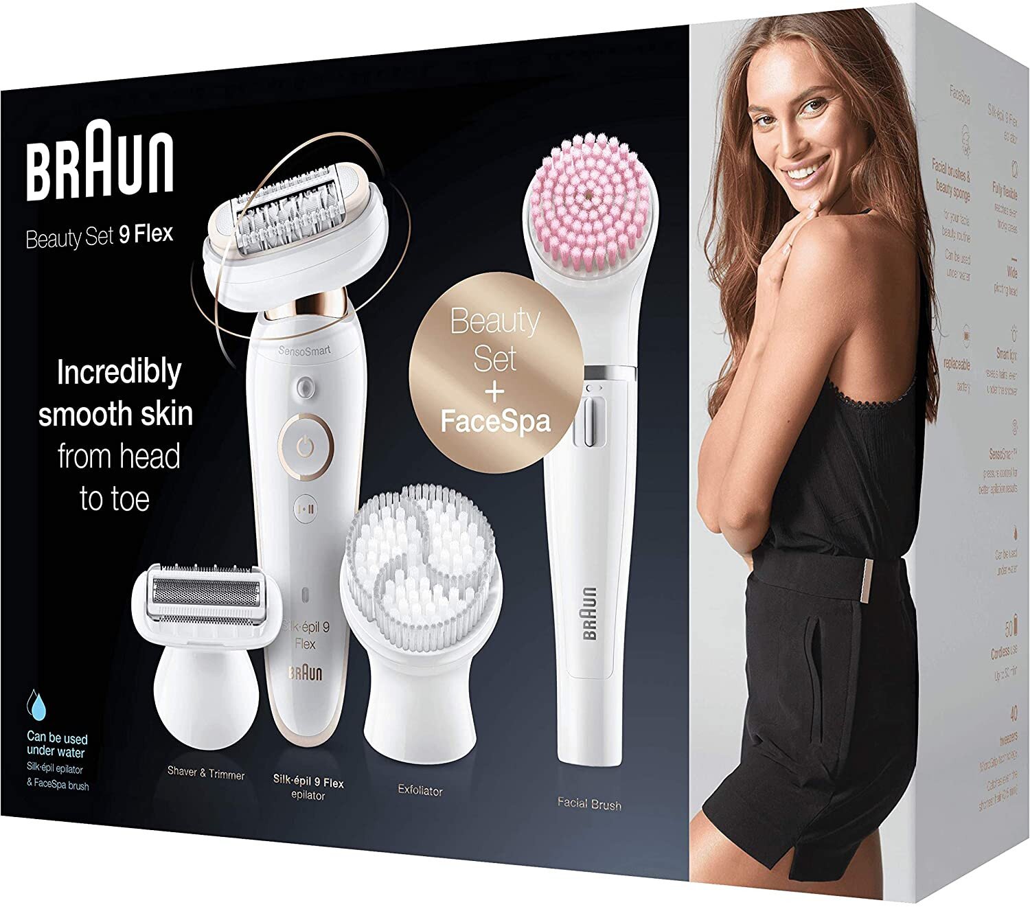 Buy Braun Silk-Epil 9 Flex 9100 Beauty Set online Worldwide 