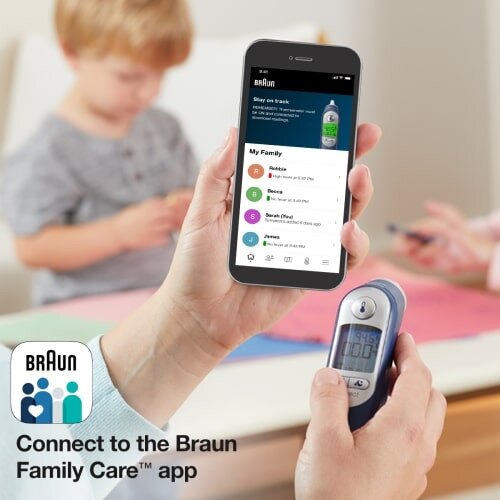 Braun ThermoScan 7+ Connect– Digital Ear Thermometer for Kids