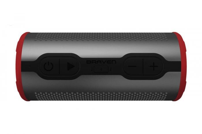 Buy ZAGG Braven Stryde 360 Portable Bluetooth Speaker - Gray / Red online  Worldwide 