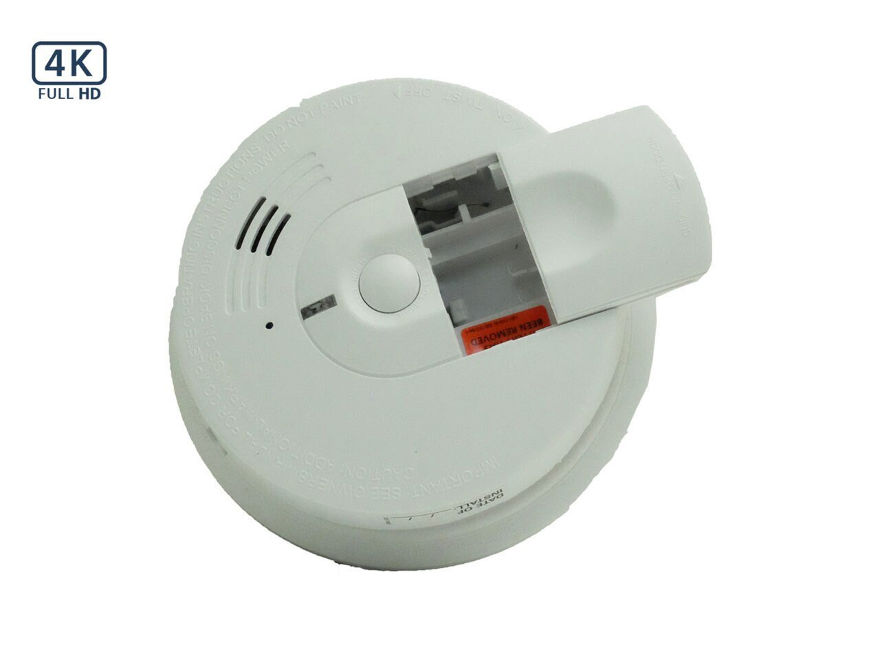 Order Bush Baby 4K Smoke Detector WiFi Hidden Camera Worldwide - Tejar.com