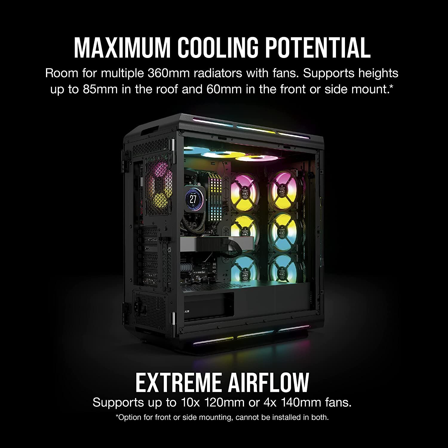 Order Corsair iCUE 5000T RGB Tempered Glass Mid-Tower ATX PC Case ...