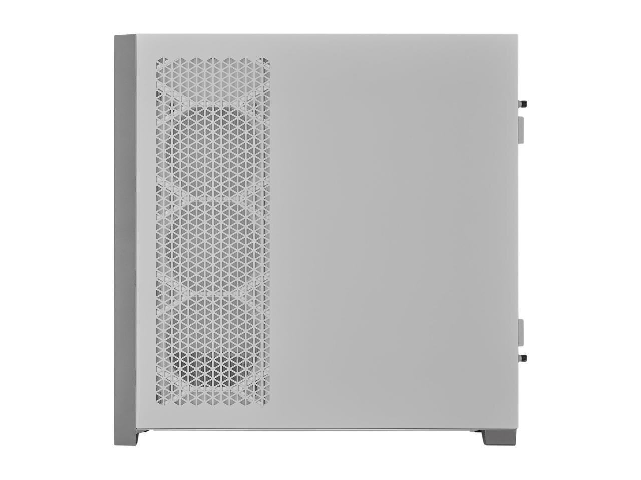 CORSAIR iCUE 5000X RGB Tempered Glass Mid-Tower ATX PC Smart Case, White,  CC-9011213-WW 