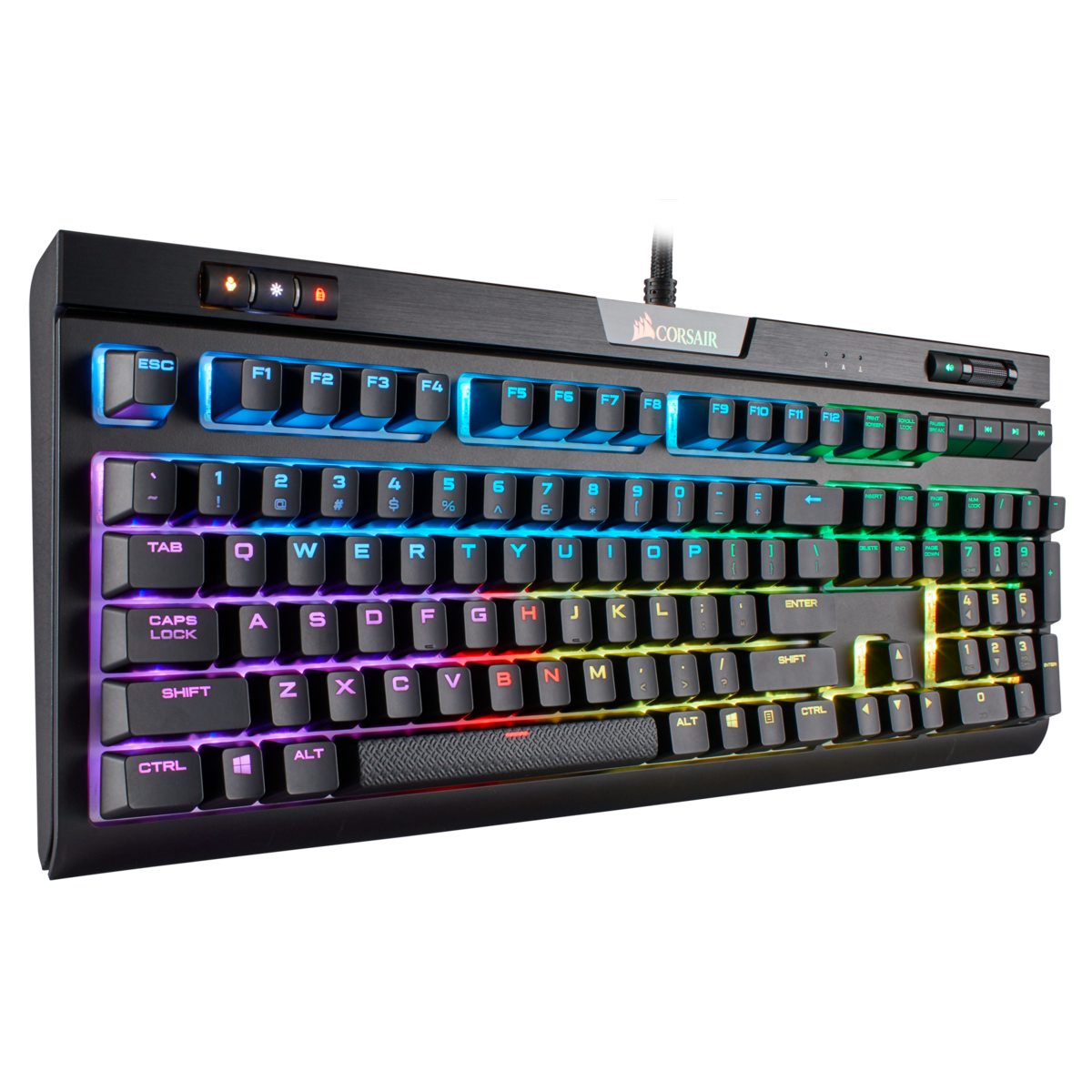 Middelhavet announcer Luksus Buy Corsair Strafe RGB MK.2 Mechanical Gaming Keyboard - Cherry MX SIlent  online Worldwide - Tejar.com