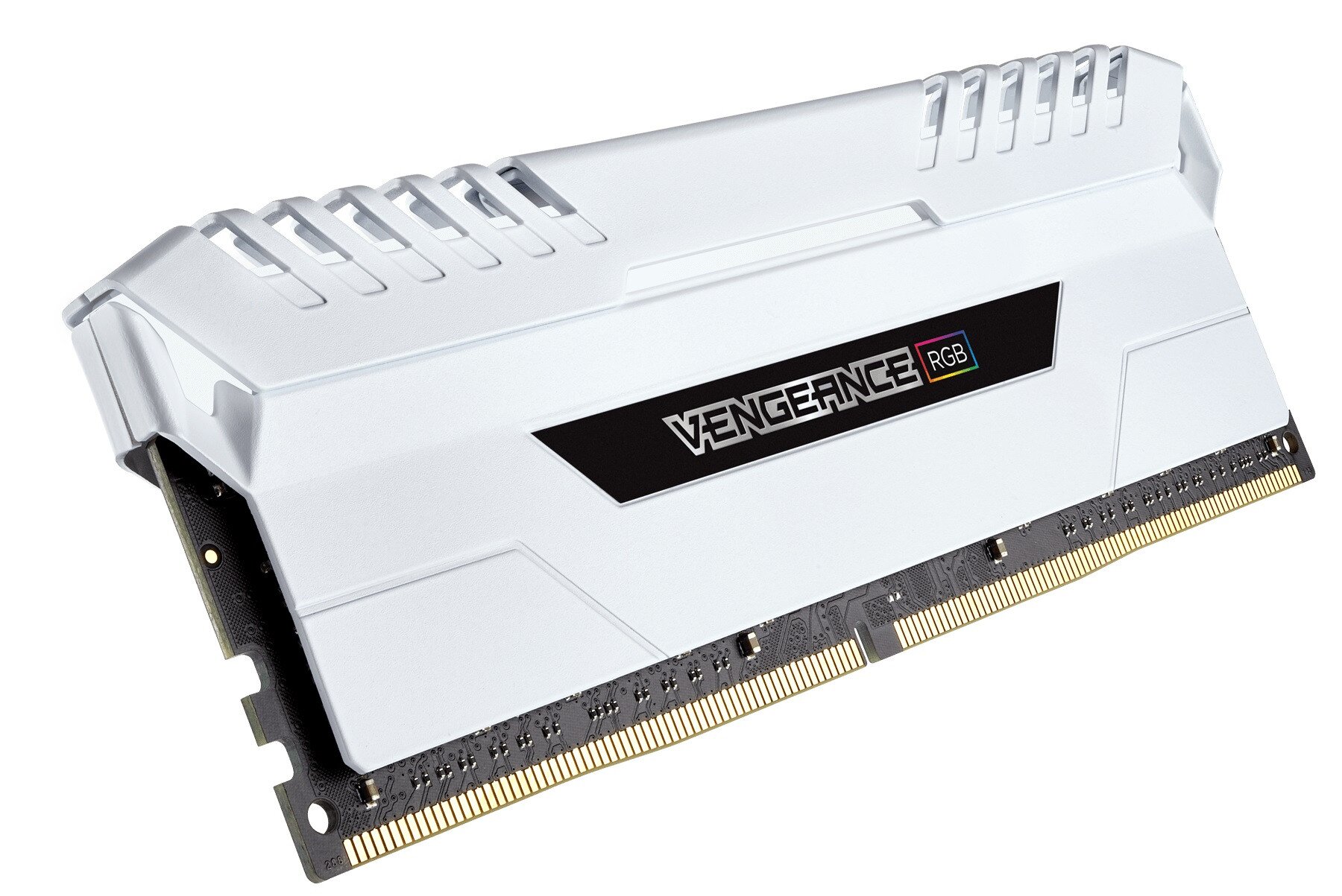 Corsair Vengeance RGB 32GB (4 x 8GB) DDR4 DRAM 3000MHz C15 Memory Kit -  White