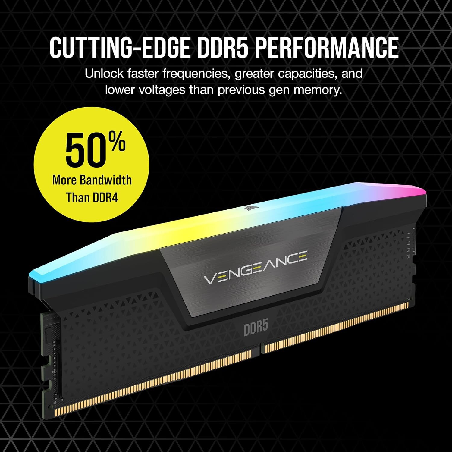 Order Corsair Vengeance RGB 16GB (1x16GB) DDR5 DRAM 5600MT/s CL40 ...