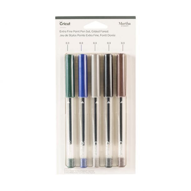 Buy Cricut Extra Fine Point Pen Set, Martha Stewart Gilded Forest (5 ct)  online Worldwide 