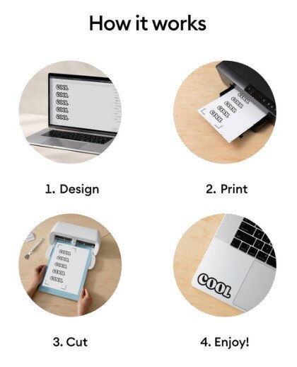 Order Cricut Printable Vinyl US Letter (12 ct) Worldwide - Tejar.com