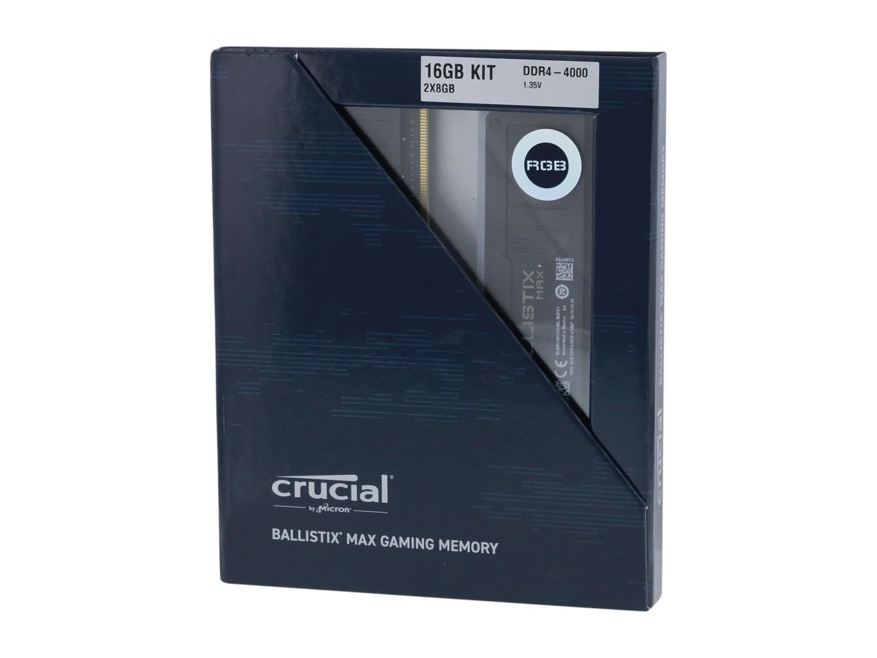 Buy Crucial Ballistix MAX RGB 16GB Kit (2 x 8GB) DDR4-4000 Desktop