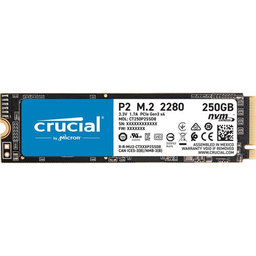 Buy Crucial P2 NVMe PCIe M.2 Internal SSD online Worldwide 