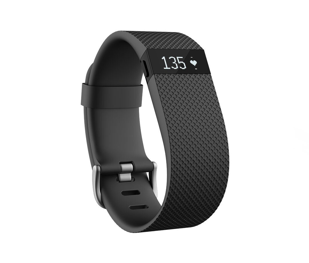 Fitbit Charge HR FB405BKS Activity Tracker With Heart Rate Monitor Small Black for sale online 
