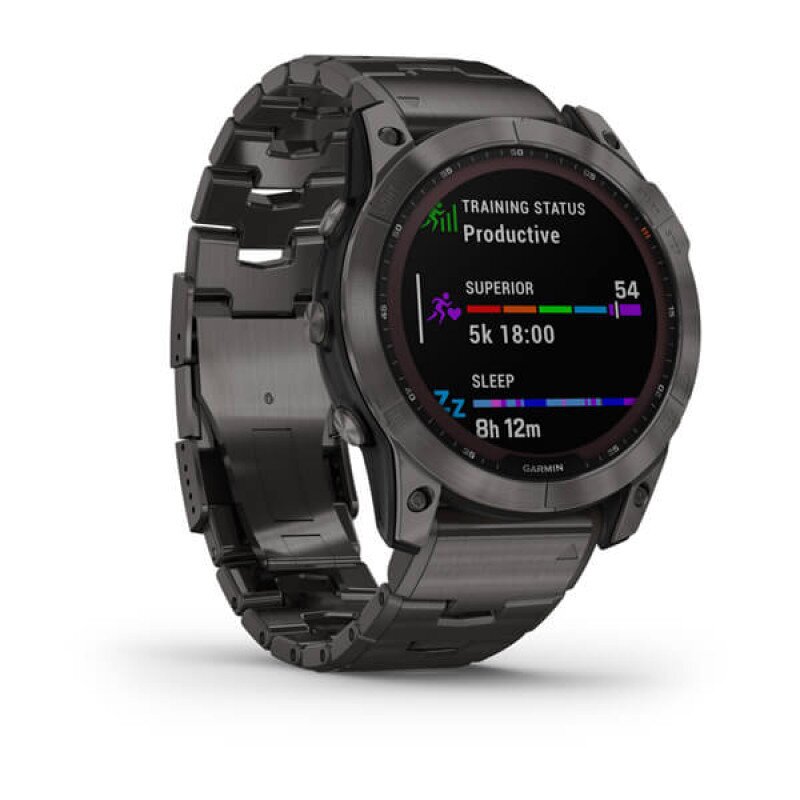 Garmin fēnix 7S Sapphire Solar GPS Smartwatch 42 mm Fiber-reinforced  polymer Dark Bronze Titanium 010-02539-28 - Best Buy
