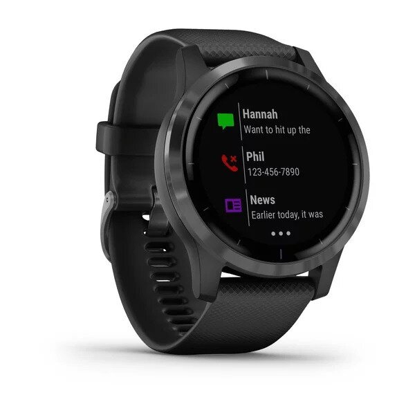 Buy Garmin vivoactive 4 Smart Watch with GPS - Slate Stainless