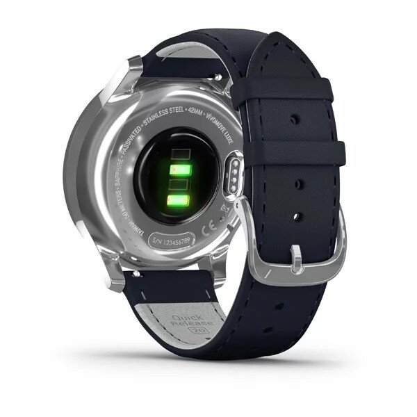 Buy Garmin vivomove Luxe Hyprid Smart Watch - Silver Stainless