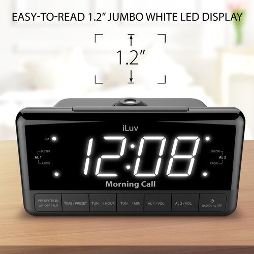 iLuv Morning Call 3 Dual Alarm Clock - Thumbnail 3