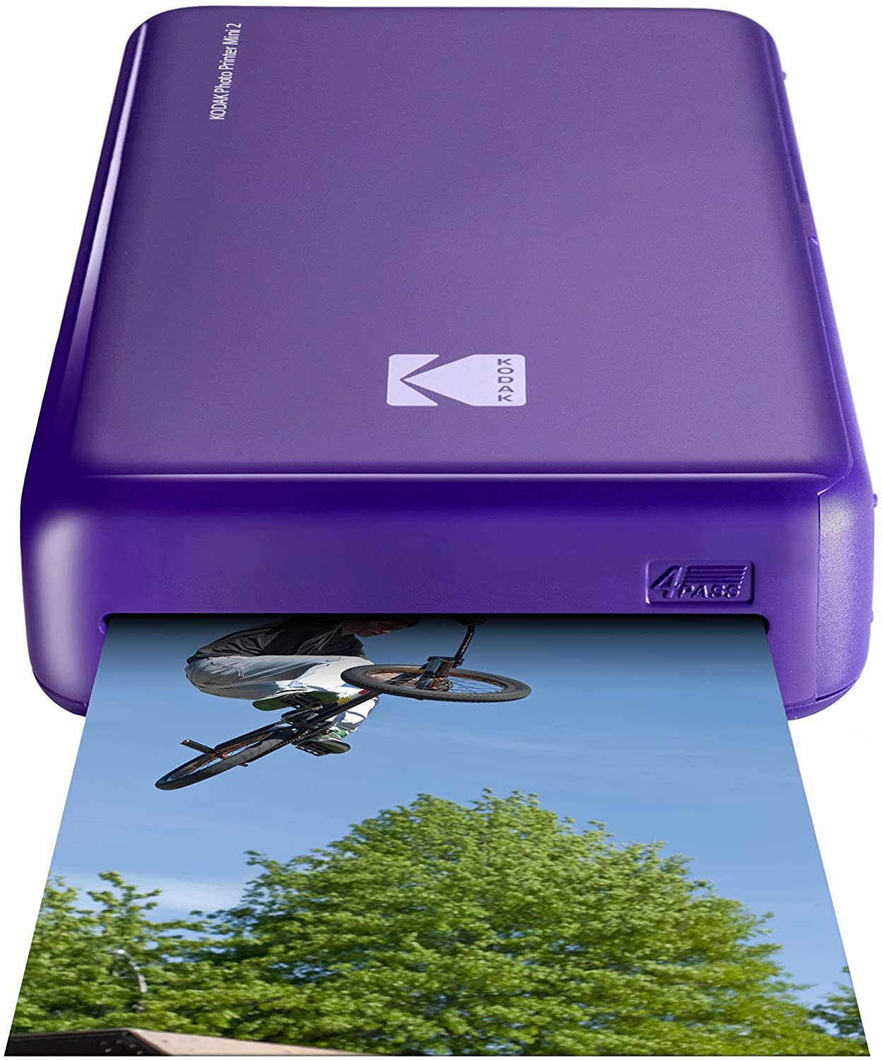 Kodak Mini 2 Instant Photo Printer Purple Worldwide - Tejar.com