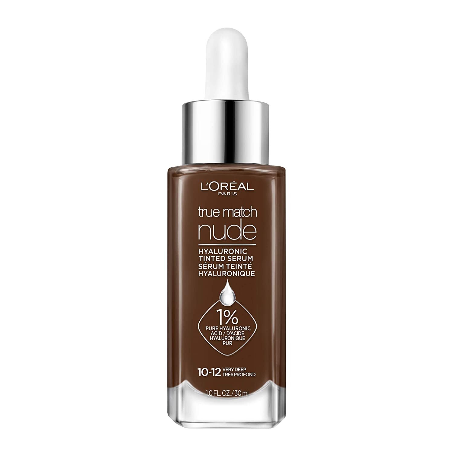 Buy L'Oreal Paris True Match Nude Hyaluronic Tinted Serum Foundation - Very  Deep 10-12 online Worldwide 