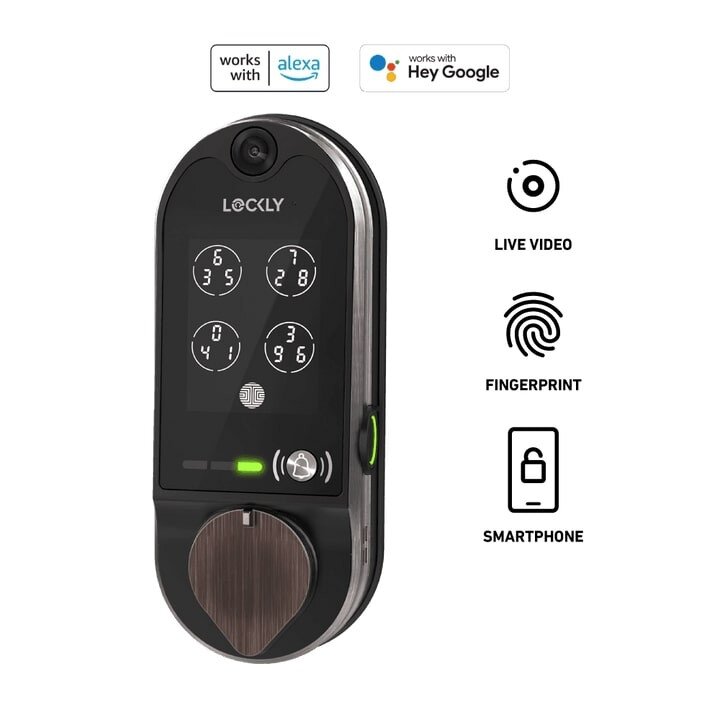 Lockale Camera Buy Lockly Vision The First-Ever Doorbell Camera Smart Lock - Venetian ...