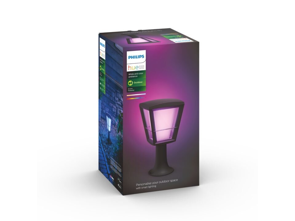 Buy Philips White and Color Ambiance Econic Outdoor Pedestal Light online Worldwide - Tejar.com