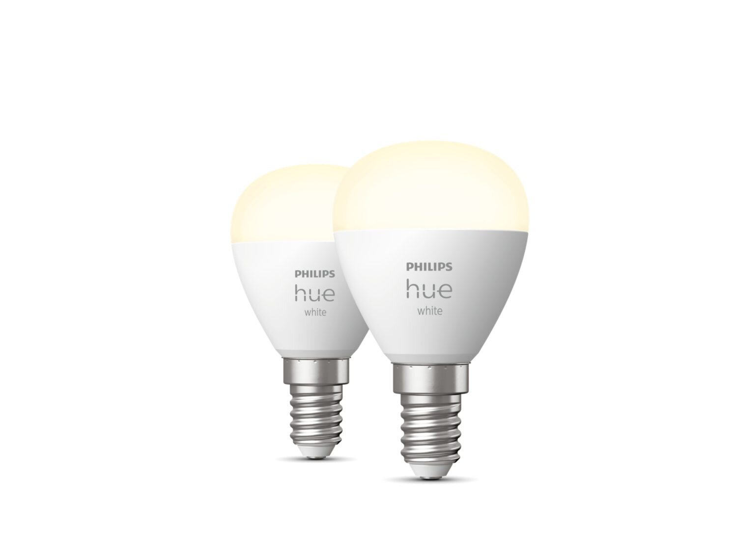 Philips Hue White luster P45 E14 Smart Light Bulb - Dual