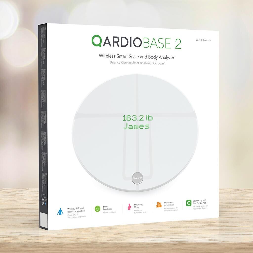 Buy Qardio Base X Smart Body Composition Scale - Arctic White online  Worldwide 