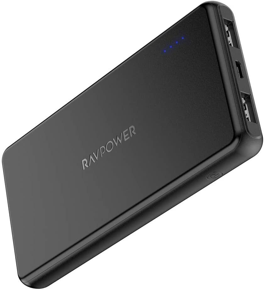 låne Armstrong Seminary Buy RAVPower 10000mAh Portable Charger 2-Port Power Bank - Black online  Worldwide - Tejar.com