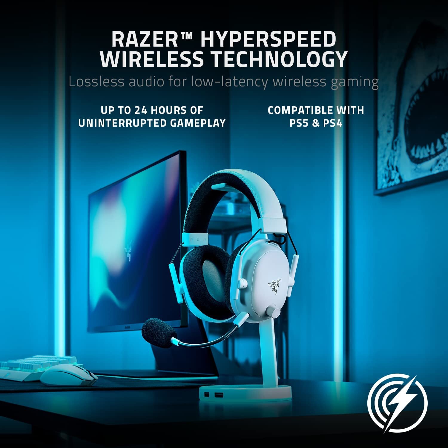 New Razer BlackShark V2 HyperSpeed Wireless Gaming Headset